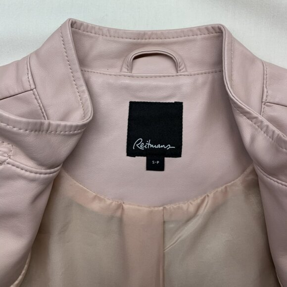 Reitmans Faux-Leather Jacket Small - Picture 3 of 11